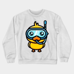 Ducks Doing Cute Things Crewneck Sweatshirt